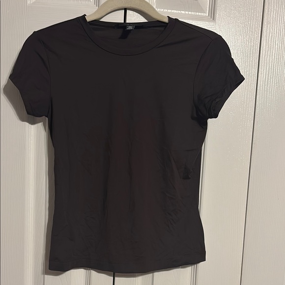 Banana Republic short sleeve stretch brown shirt size XS NWOT - Picture 1 of 7